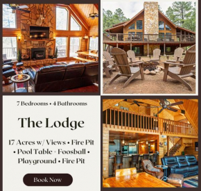 The Lodge Large Cabin, 17 Acres, Playground, Forest Access